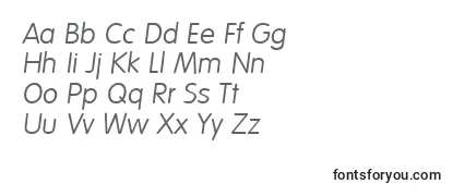 ElementarySfItalic Font