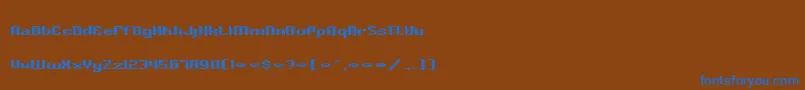 More about BadlocicgCompression Font BadlocicgCompression Font – Blue Fonts on Brown Background