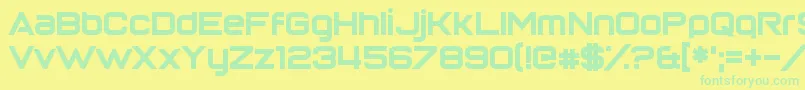 Más sobre la fuente ReturnOfTheGrid fuente ReturnOfTheGrid – Fuentes Verdes Sobre Fondo Amarillo
