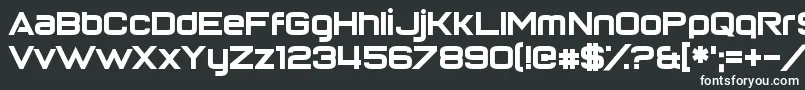 ReturnOfTheGrid Font – White Fonts on Black Background