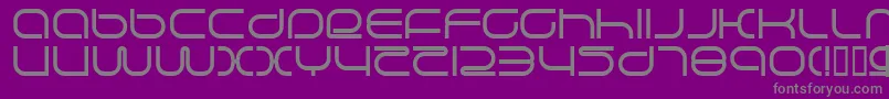 Шрифт LifeSupport – серые шрифты на фиолетовом фоне