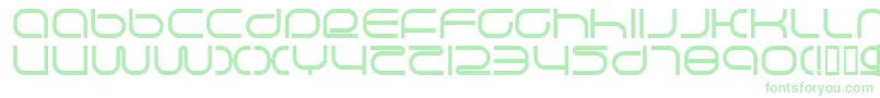 Czcionka LifeSupport – zielone czcionki