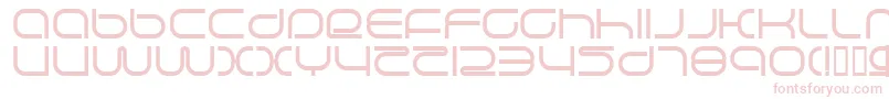 LifeSupport-Schriftart – Rosa Schriften auf weißem Hintergrund