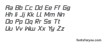 PlatformoneBlackitalic Font