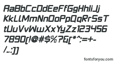  PlatformoneBlackitalic font