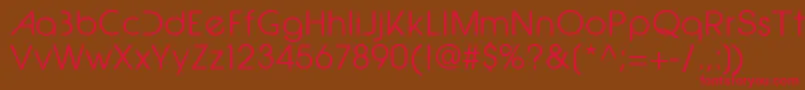 Epicfusion Font – Red Fonts on Brown Background