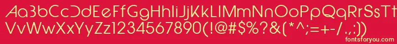 Epicfusion Font – Yellow Fonts on Red Background