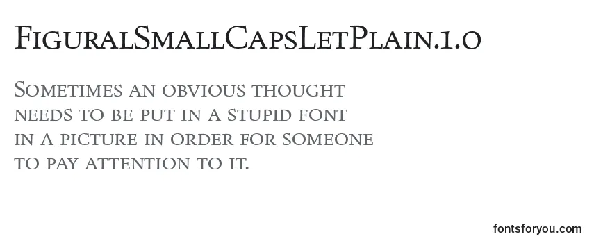 Review of the FiguralSmallCapsLetPlain.1.0 Font