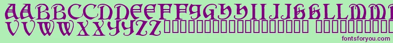 Darkenstone Font – Purple Fonts on Green Background