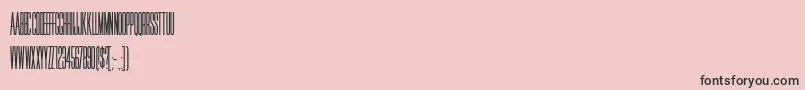 HffJammedPack Font – Black Fonts on Pink Background