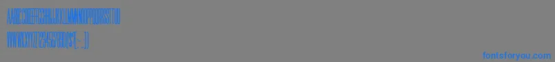 HffJammedPack-Schriftart – Blaue Schriften auf grauem Hintergrund
