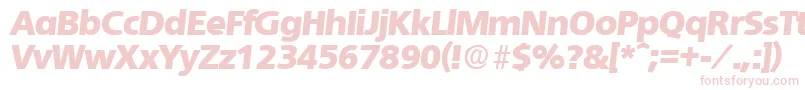 QuebecHeavyita Font – Pink Fonts