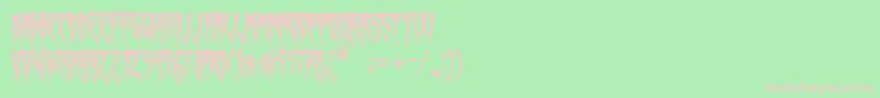 SwampWitch Font – Pink Fonts on Green Background