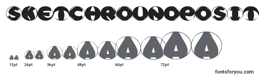 Sketchroundpositive Font Sizes