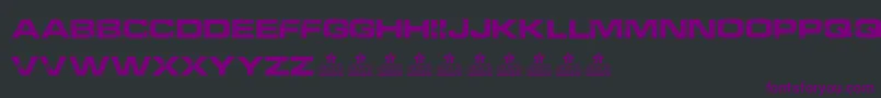 ProgressPersonalUse Font – Purple Fonts on Black Background