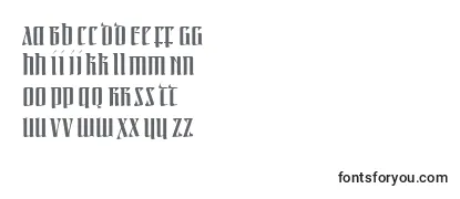 Linotypeirishtext -fontin tarkastelu