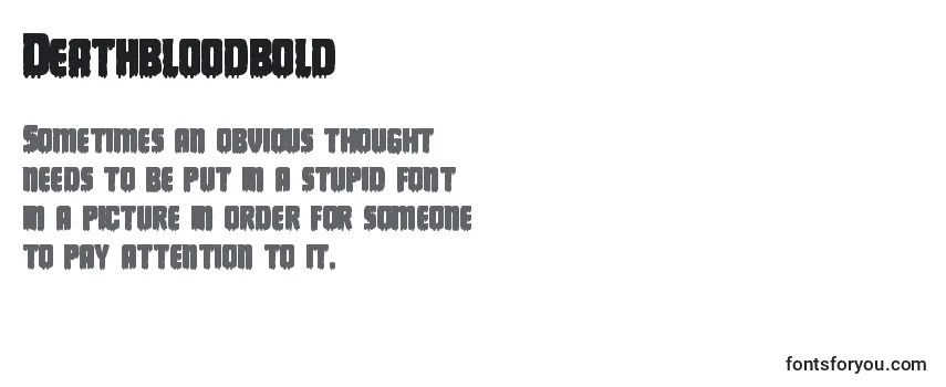Review of the Deathbloodbold Font