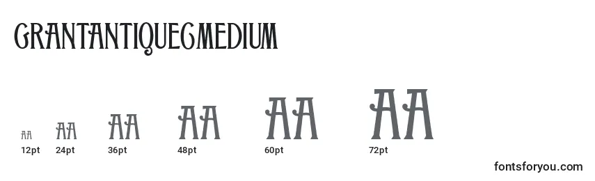 GrantantiquecMedium Font Sizes