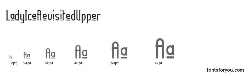 LadyIceRevisitedUpper Font Sizes