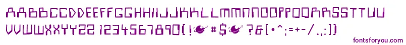 Look Sir Droids-Schriftart – Violette Schriften