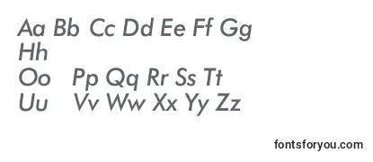 JensenItalic Font