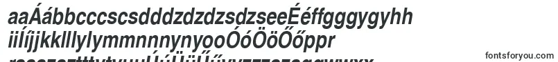 Шрифт SansPsCdBolditalic – венгерские шрифты