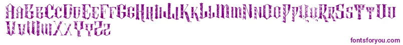 VtksLightness2 Font – Purple Fonts on White Background