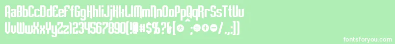 EmpanadaBold Font – White Fonts on Green Background