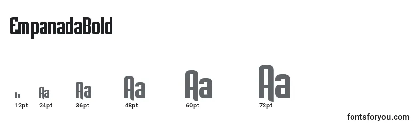 EmpanadaBold Font Sizes