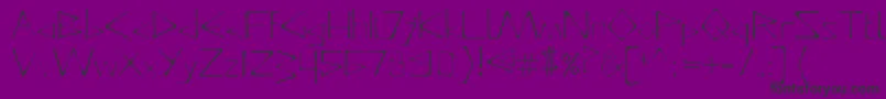 Шрифт DeadlyTypeface – чёрные шрифты на фиолетовом фоне