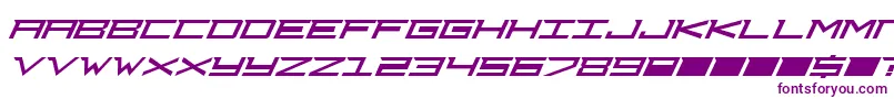 Шрифт Djcourag – фиолетовые шрифты на белом фоне