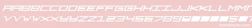 Djcourag Font – White Fonts on Pink Background