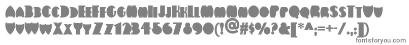 Шрифт Flatironnf – серые шрифты
