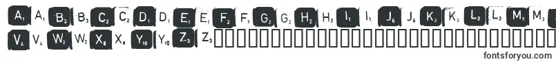 Scrabble Font – Horror Fonts