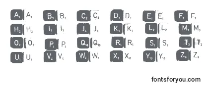 Scrabble Font