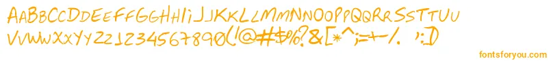 Guapos-fontti – oranssit fontit