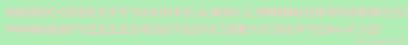 Famirids. Font – Pink Fonts on Green Background