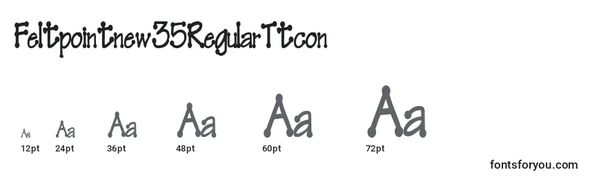Feltpointnew35RegularTtcon Font Sizes