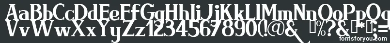 Brimrg Font – White Fonts on Black Background
