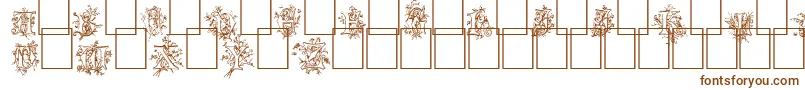 Cherubim Font – Brown Fonts on White Background