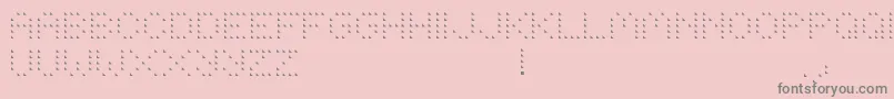 Подробнее о шрифте Boodas.DeLDreiecke Шрифт Boodas.DeLDreiecke – серые шрифты на розовом фоне