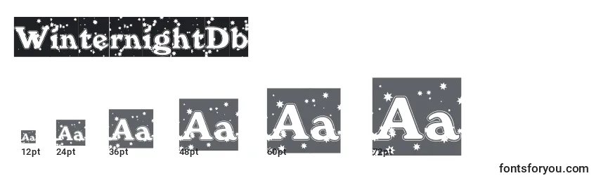 WinternightDb Font Sizes