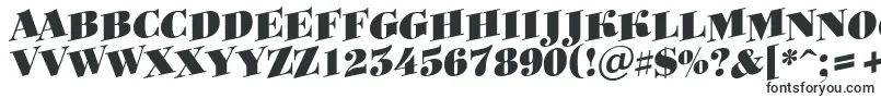 Шрифт Bodoniortotitulspup – большие шрифты