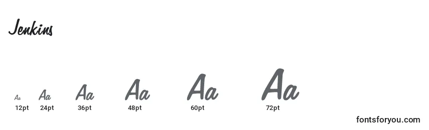 Jenkins Font Sizes