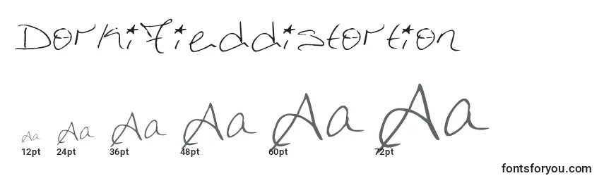 Dorkifieddistortion Font Sizes