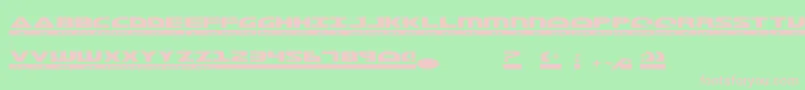 MorseKode2 Font – Pink Fonts on Green Background