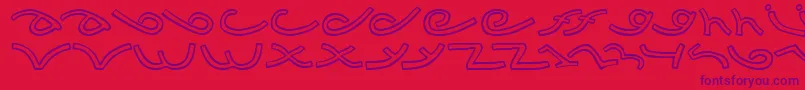 fuente Music ffy – Fuentes Moradas Sobre Fondo Rojo