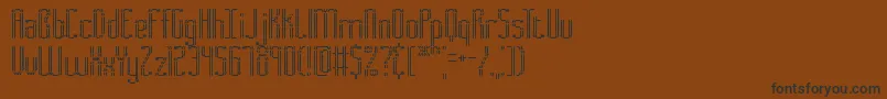 Więcej informacji o czcionce Fascii Czcionka Fascii – czarne czcionki na brązowym tle