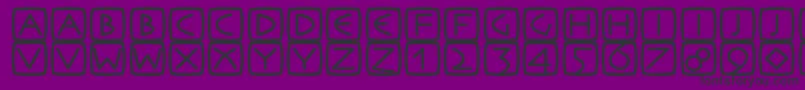 Saiba mais sobre a fonte Rememb Fonte Rememb – fontes pretas em um fundo violeta