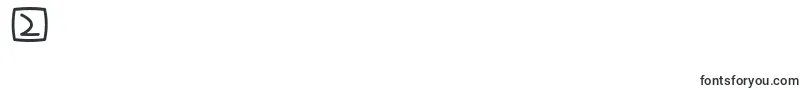 フォントRememb – フォント数字2